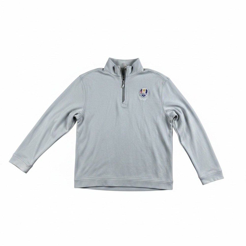 Ahead USA Ryder Cup 2023 Rome Italy Gray Quarter Zip Pullover Mens Medium